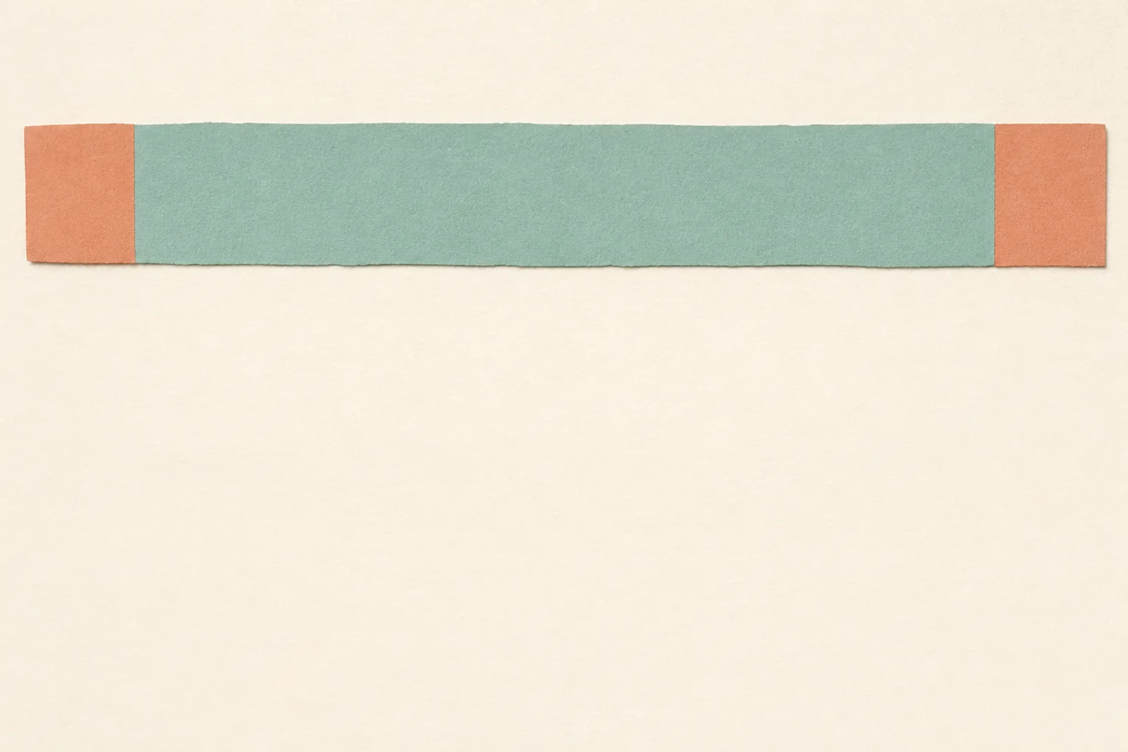 A flat diagram of a horizontal scale with a wide shaded band across its middle section